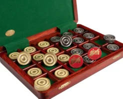 Italian Luxury Wooden Draughts Cabinet 21 Italian Luxury Wooden Draughts Cabinet -Board Games - Chess And Cards Shop BOXDAMA 107 10