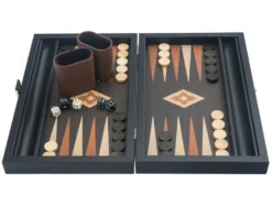 Travel Backgammon Set - The Manopoulos Wenge And Oak Edition -Board Games - Chess And Cards Shop BXL3VV 06