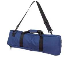 Blue Fabric Chess Set Carry Bag With Shoulder Strap