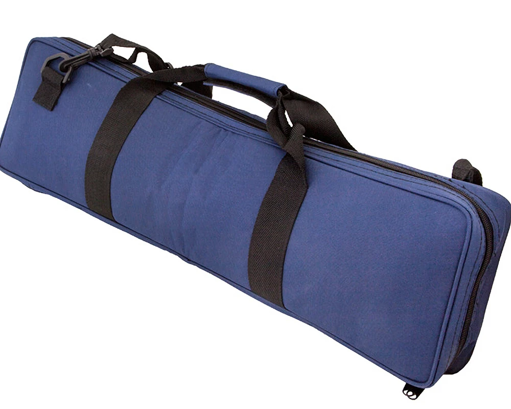 Blue Fabric Chess Set Carry Bag With Shoulder Strap 4 Blue Fabric Chess Set Carry Bag With Shoulder Strap - Image 4