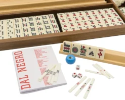 The Dal Negro Luxury Mah Jong Set With Walnut Case - US Version -Board Games - Chess And Cards Shop DN116ANEW 03