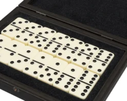 Manopoulos Luxury Dominoes Box Set Black 12 Manopoulos Luxury Dominoes Box Set Black -Board Games - Chess And Cards Shop DXL10 03
