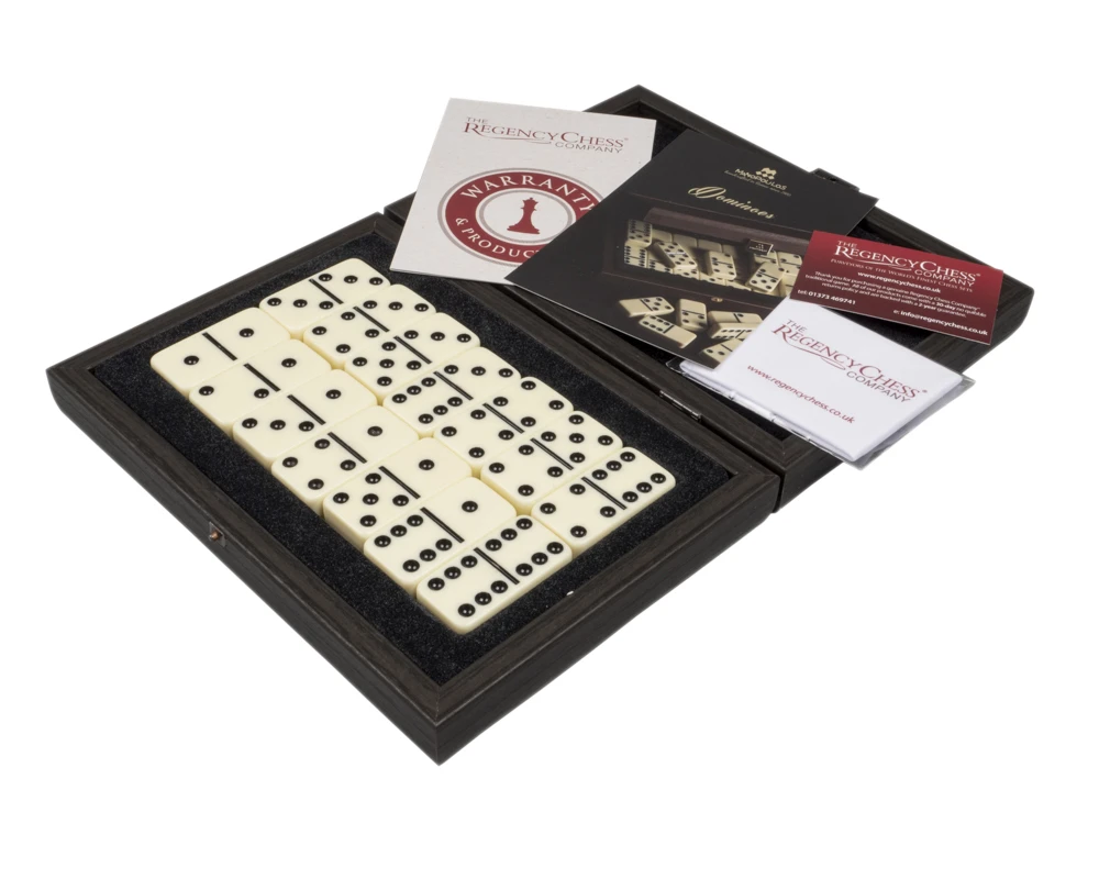 Manopoulos Luxury Dominoes Box Set Black 5 Manopoulos Luxury Dominoes Box Set Black - Image 5