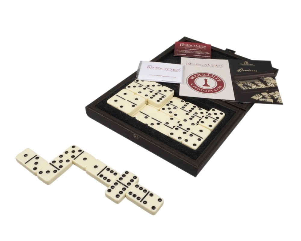 Manopoulos Luxury Dominoes Box Set Black 8 Manopoulos Luxury Dominoes Box Set Black - Image 8