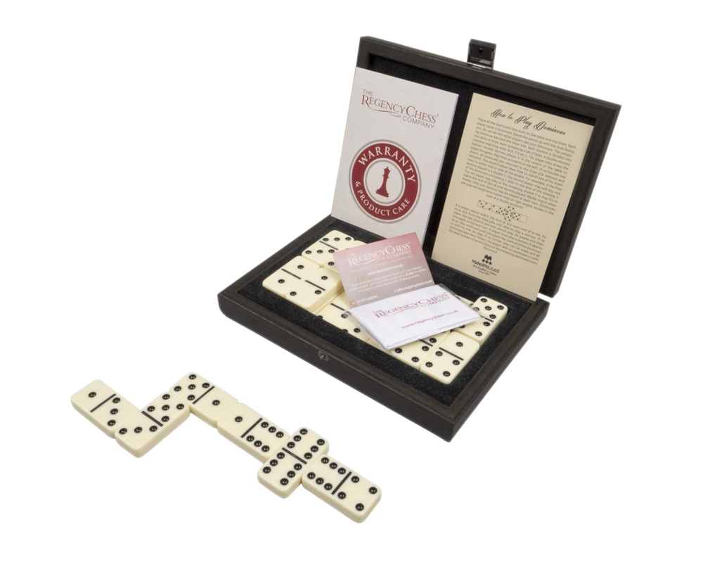 Manopoulos Luxury Dominoes Box Set Black 9 Manopoulos Luxury Dominoes Box Set Black - Image 9