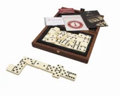 Manopoulos Luxury Dominoes Box Set Brown 14 Manopoulos Luxury Dominoes Box Set Brown -Board Games - Chess And Cards Shop DXL20 06