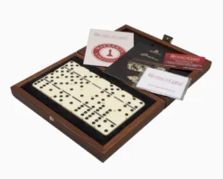 Manopoulos Luxury Dominoes Box Set Brown 16 Manopoulos Luxury Dominoes Box Set Brown -Board Games - Chess And Cards Shop DXL20 08