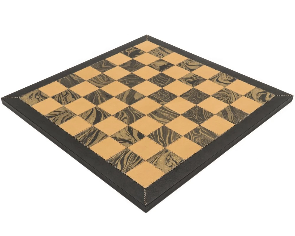 The Amalfi Hand Crafted 20.7 Inch Leather Chess Board By Italfama 1 The Amalfi Hand Crafted 20.7 Inch Leather Chess Board By Italfama