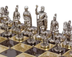 Manopoulos Large Greek Roman Army Metal Chess Set 11 Manopoulos Large Greek Roman Army Metal Chess Set -Board Games - Chess And Cards Shop MANS 11BR 03