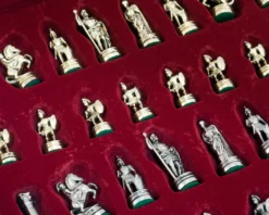 Manopoulos Greek Roman Army Metal Chess Set With Wooden Case - SMALL 10 Manopoulos Greek Roman Army Metal Chess Set With Wooden Case - SMALL -Board Games - Chess And Cards Shop MANS 3 04