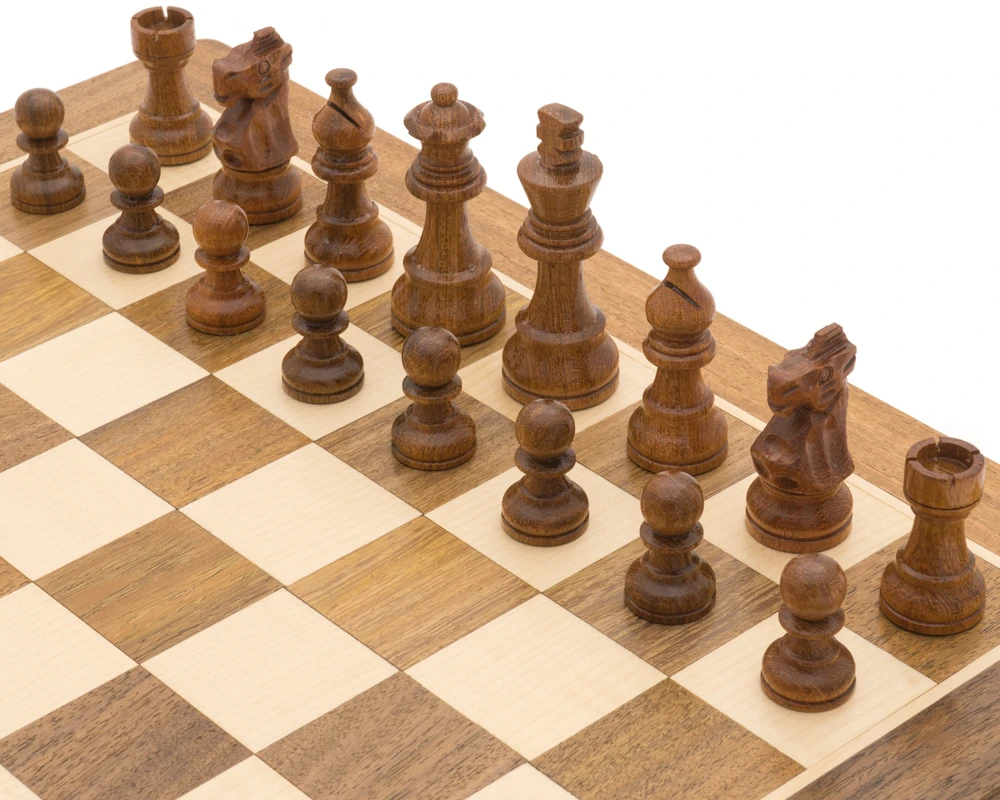 Deluxe Hardwood Folding Travel 14 Inch Chess Set 5 Deluxe Hardwood Folding Travel 14 Inch Chess Set - Image 5