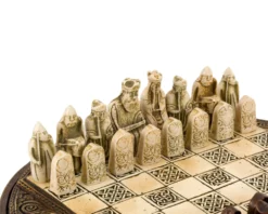 Isle Of Lewis Compact Celtic Chess Set 9 Inches 10 Isle Of Lewis Compact Celtic Chess Set 9 Inches -Board Games - Chess And Cards Shop NMS002 03