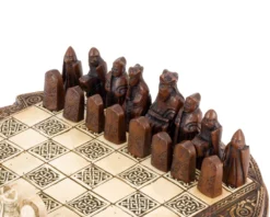 Isle Of Lewis Compact Celtic Chess Set 9 Inches 11 Isle Of Lewis Compact Celtic Chess Set 9 Inches -Board Games - Chess And Cards Shop NMS002 04