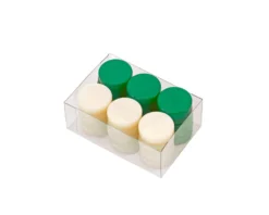 Deluxe Backgammon Stones Green & Ivory 26mm