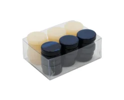 Mother Of Pearl Acrylic Flat Backgammon Stones Blue And Ivory 26mm