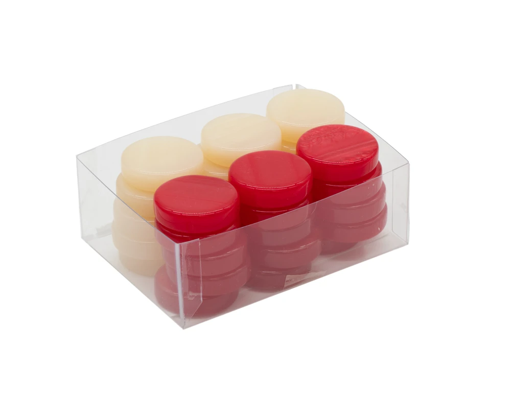 Mother Of Pearl Acrylic Flat Backgammon Stones Red And Ivory 26mm 1 Mother Of Pearl Acrylic Flat Backgammon Stones Red And Ivory 26mm