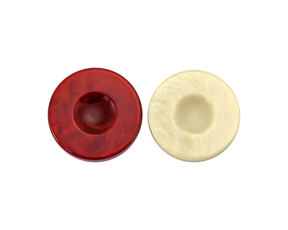 Galalith Luxury Backgammon Stones Red & Ivory 36mm 2 Galalith Luxury Backgammon Stones Red & Ivory 36mm - Image 2