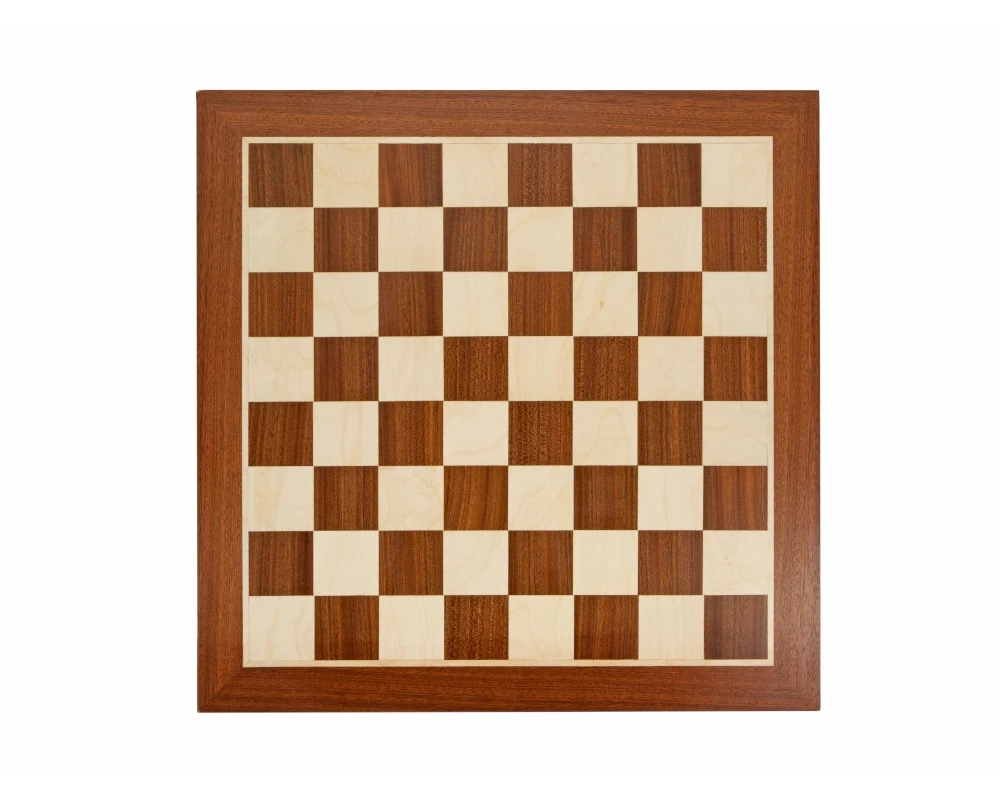 Wooden Chess Board - 19 Inch No.5 Inlaid Mahogany 7 Wooden Chess Board - 19 Inch No.5 Inlaid Mahogany - Image 7