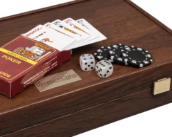 Deluxe Poker Compendium In Walnut Case 14 Deluxe Poker Compendium In Walnut Case -Board Games - Chess And Cards Shop PXL20330 11