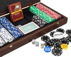 Deluxe Poker Compendium In Walnut Case 18 Deluxe Poker Compendium In Walnut Case -Board Games - Chess And Cards Shop PXL20330 4