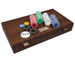 Deluxe Poker Compendium In Walnut Case 20 Deluxe Poker Compendium In Walnut Case -Board Games - Chess And Cards Shop PXL20330 6
