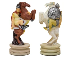 The Romans Vs Greeks Hand Painted Chess Pieces By Italfama 11 The Romans Vs Greeks Hand Painted Chess Pieces By Italfama -Board Games - Chess And Cards Shop R68122 04
