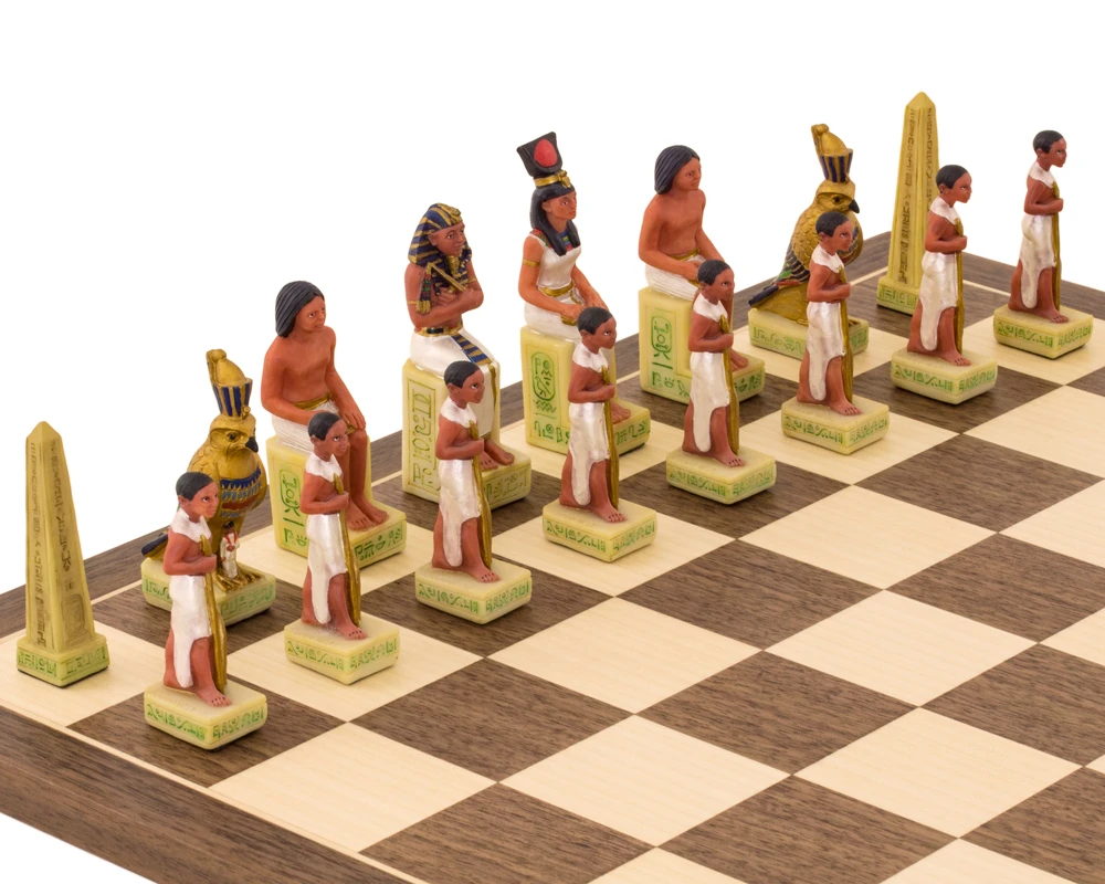 The Romans Vs Egyptians Hand Painted Themed Chess Pieces By Italfama 6 The Romans Vs Egyptians Hand Painted Themed Chess Pieces By Italfama - Image 6