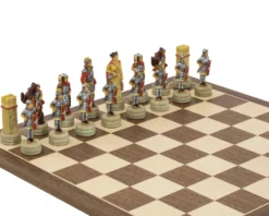 The Romans Vs Arabs Hand Painted Themed Chess Pieces By Italfama 13 The Romans Vs Arabs Hand Painted Themed Chess Pieces By Italfama -Board Games - Chess And Cards Shop R68182 06