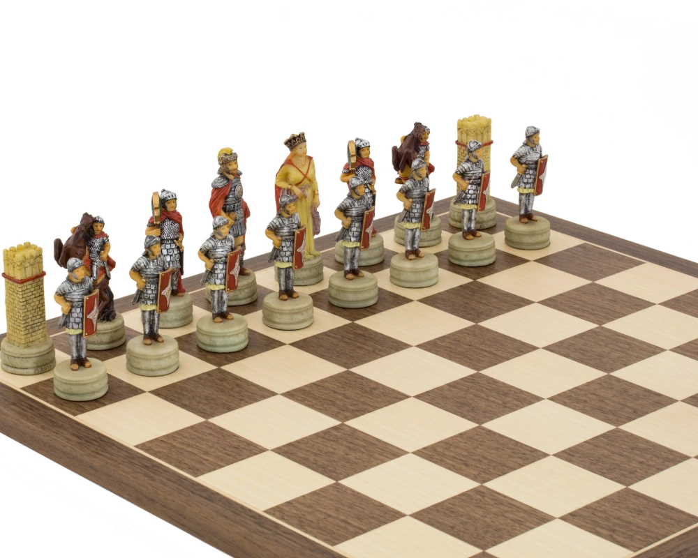The Romans Vs Arabs Hand Painted Themed Chess Pieces By Italfama 6 The Romans Vs Arabs Hand Painted Themed Chess Pieces By Italfama - Image 6