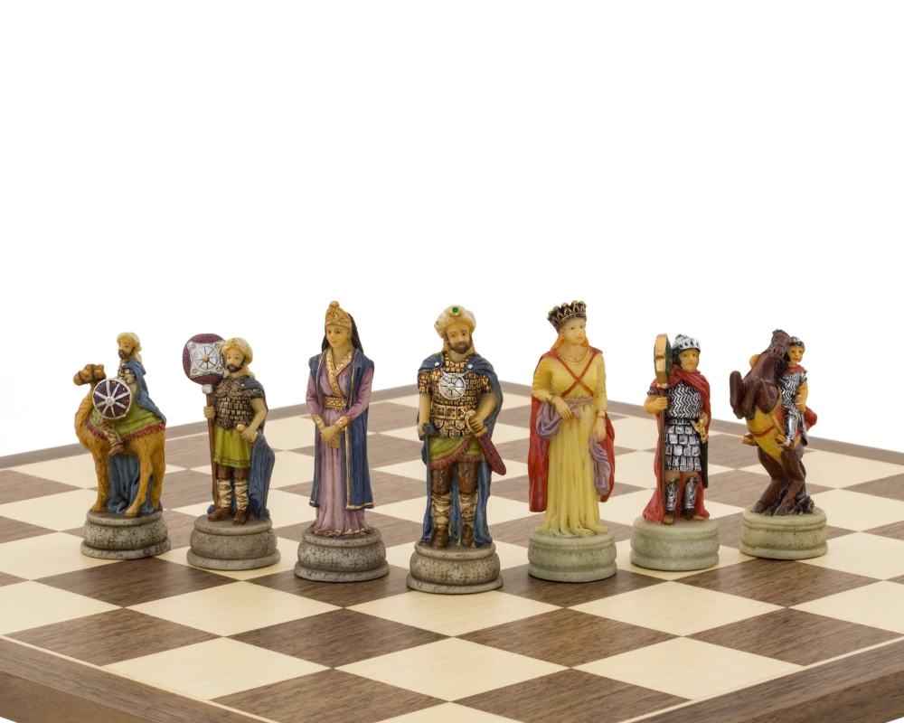 The Romans Vs Arabs Hand Painted Themed Chess Pieces By Italfama 7 The Romans Vs Arabs Hand Painted Themed Chess Pieces By Italfama - Image 7