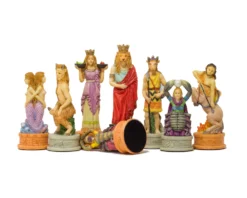 The Zodiac Hand Painted Italian Themed Chess Pieces By Italfama -Board Games - Chess And Cards Shop R69130 03