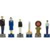 The Air Force Vs Marines Hand Painted Themed Chess Pieces By Italfama