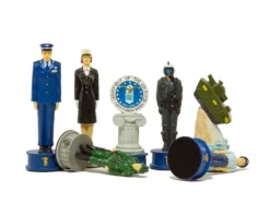 The Air Force Vs Marines Hand Painted Themed Chess Pieces By Italfama -Board Games - Chess And Cards Shop R69750 02