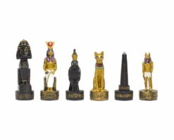 The Ancient Egypt Hand Painted Themed Chess Pieces By Italfama