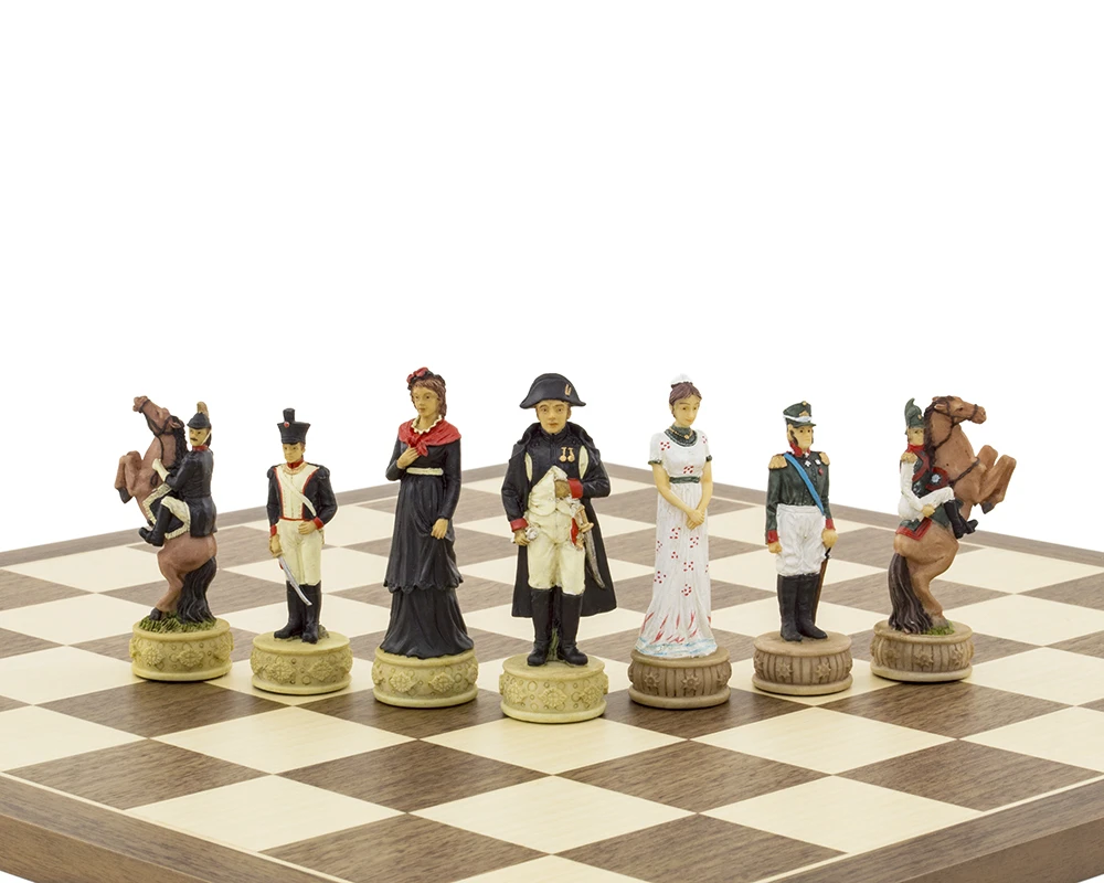 The Napoleon Vs Russians Hand Painted Themed Chess Pieces By Italfama 7 The Napoleon Vs Russians Hand Painted Themed Chess Pieces By Italfama - Image 7