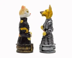 The Cats Vs Dogs Hand Painted Themed Chess Pieces By Italfama -Board Games - Chess And Cards Shop R70701 03