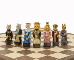 The Cats Vs Dogs Hand Painted Themed Chess Pieces By Italfama -Board Games - Chess And Cards Shop R70701 04