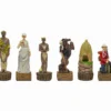 The British Vs Zulus Hand Painted Themed Chess Pieces By Italfama
