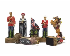 The British Vs Zulus Hand Painted Themed Chess Pieces By Italfama -Board Games - Chess And Cards Shop R70708 02