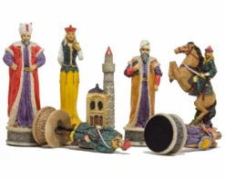 The Hungarians Vs Turkish Hand Painted Themed Chess Pieces By Italfama -Board Games - Chess And Cards Shop R71013 03