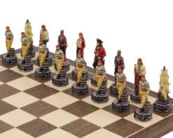 The Pirates Vs Navy Hand Painted Themed Chess Pieces By Italfama -Board Games - Chess And Cards Shop R71025 04