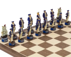 The Pirates Vs Navy Hand Painted Themed Chess Pieces By Italfama -Board Games - Chess And Cards Shop R71025 05