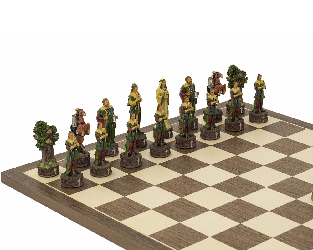 The Robin Hood Hand Painted Themed Chess Pieces By Italfama 5 The Robin Hood Hand Painted Themed Chess Pieces By Italfama - Image 5