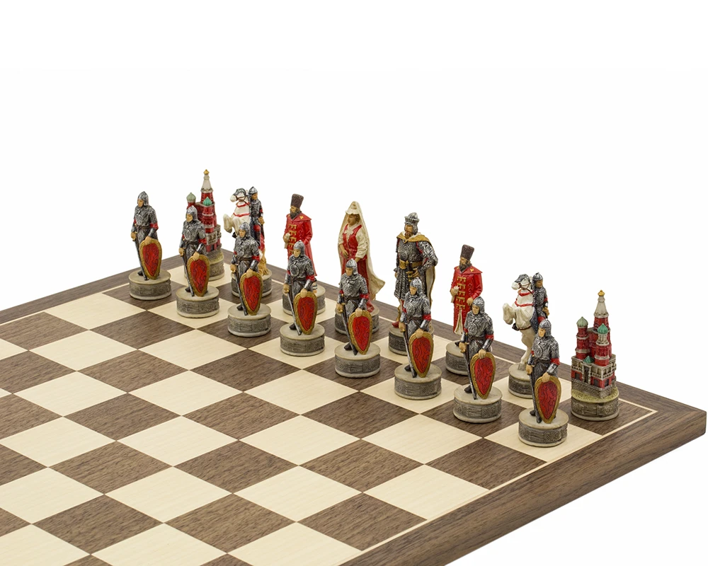 The Russians Vs Mongolians Hand Painted Themed Chess Pieces By Italfama 5 The Russians Vs Mongolians Hand Painted Themed Chess Pieces By Italfama - Image 5