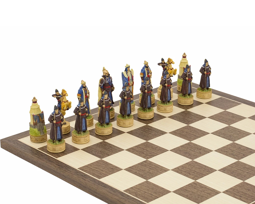The Russians Vs Mongolians Hand Painted Themed Chess Pieces By Italfama 6 The Russians Vs Mongolians Hand Painted Themed Chess Pieces By Italfama - Image 6