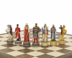 The Russians Vs Mongolians Hand Painted Themed Chess Pieces By Italfama 14 The Russians Vs Mongolians Hand Painted Themed Chess Pieces By Italfama -Board Games - Chess And Cards Shop R71402 06