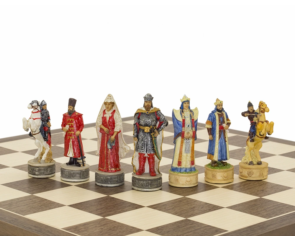 The Russians Vs Mongolians Hand Painted Themed Chess Pieces By Italfama 7 The Russians Vs Mongolians Hand Painted Themed Chess Pieces By Italfama - Image 7