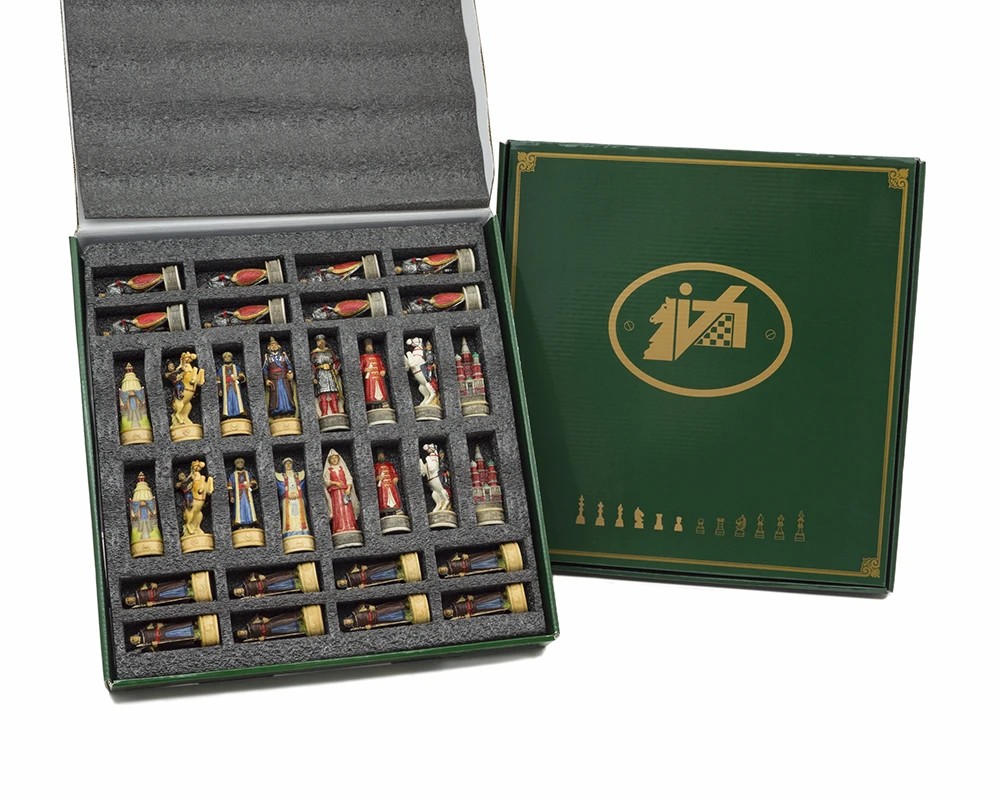 The Russians Vs Mongolians Hand Painted Themed Chess Pieces By Italfama 8 The Russians Vs Mongolians Hand Painted Themed Chess Pieces By Italfama - Image 8