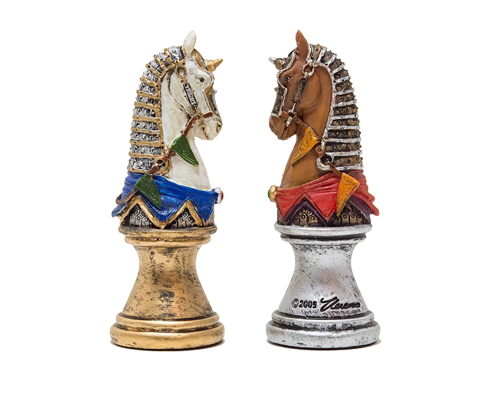 The Medieval Bust Hand Painted Themed Chess Pieces By Italfama 4 The Medieval Bust Hand Painted Themed Chess Pieces By Italfama - Image 4
