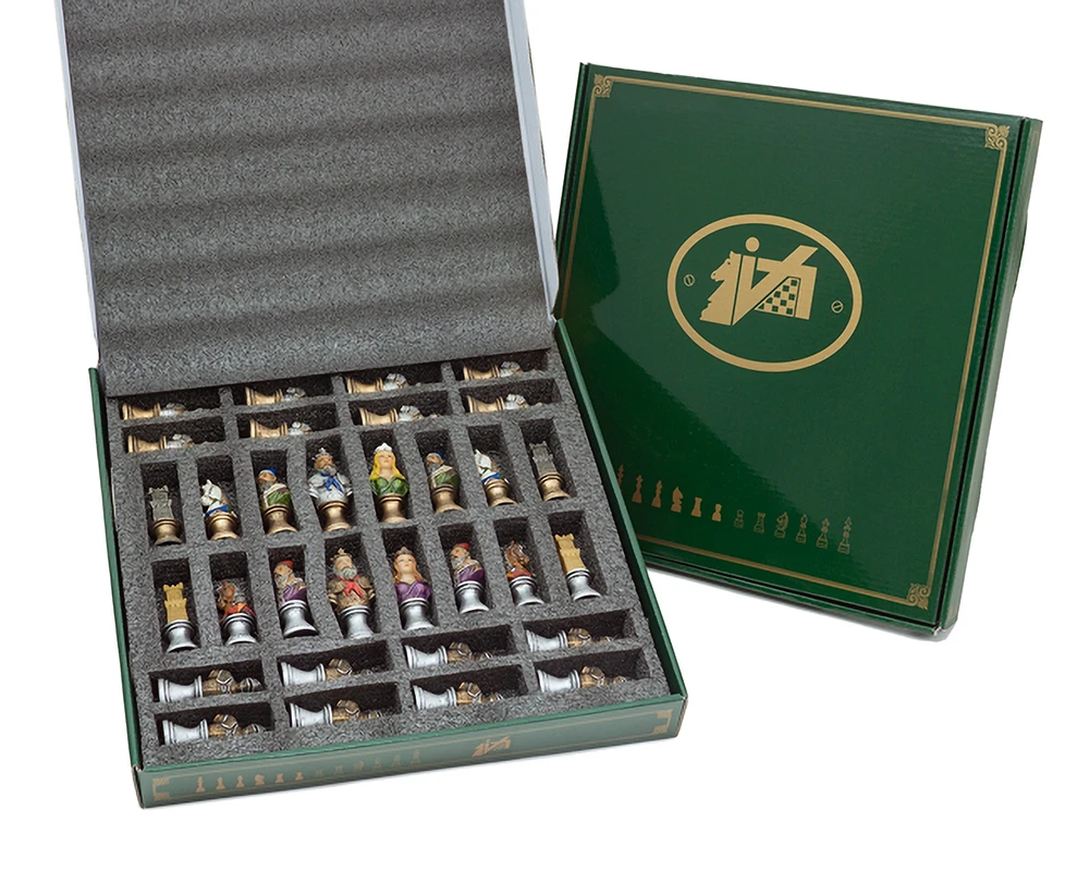 The Medieval Bust Hand Painted Themed Chess Pieces By Italfama 8 The Medieval Bust Hand Painted Themed Chess Pieces By Italfama - Image 8